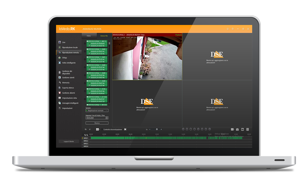 Controllo telecamere IP da software gratuito